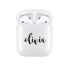 Custom Name Airpods 1 And 2 Case Name Airpods Case Etsy In 2020 Custom Case Case Custom