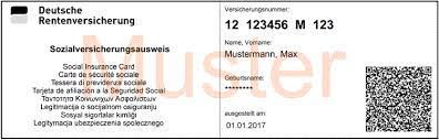 It is also called rentenversicherungsnummer and abbreviated rnvr. Sozialversicherungsnummer Versicherungsnummer Bzw Rentenversicherungsnummer