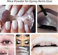 Amazon.com: White Glitter Mica Pigment Powder - Jelife 50 ...