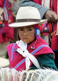 Bolivia La Paz Pueblo De Laja Mexico Culture Childrens Clothes People Around The World