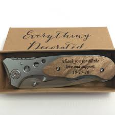 Pocket Knife Wedding Favor Wedding Gifts For Parents Personalized Pocket Knives Thank You Gift For Parents