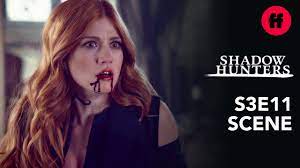 Shadowhunters Season 3 Episode 11 Clary Attacks Jonathan Freeform Youtube