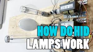 Lighting supply hid metal halide ballasts. How Hid Bulbs Lamps And Ballasts Work Metal Halide High Pressure Sodium Mercury Vapor Youtube