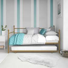 39 / twin size black metal high riseer bed frame, with pop up trundle. Harriet Bee Dimas Twin Metal Daybed With Trundle Reviews Wayfair