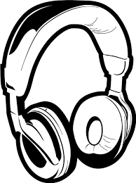Black And White Computer Clipart Computer Headphone Clipart Black And White Clipart Black And White Clip Art Black And White