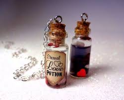 One Custom Eternal Love Potion Glass Bottle Cork Necklace Potion Vial Charm Liquid Shimmer Magic Spells In 2020 Bottle Necklace Potions Potion Bottle