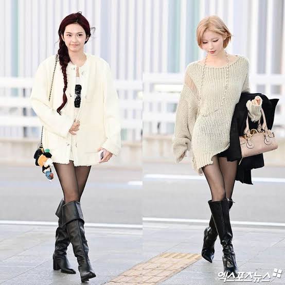 BABYMONSTER's Chiquita and Asa stun airport crowd with long-boots styling twist - The Korea Times
