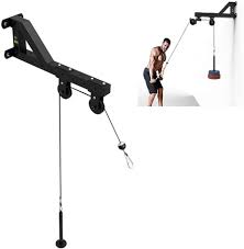 I know a few tricep dumbell i know a few tricep dumbell excercises, which one is an ideal substitute for the tricep pulldown machine? Amazon Com Tricep Workout Machine Equipment Wall Mounted Cable Pulley System With Loading Pin For Lat Pull Down Tricep And Ab Pulldowns Biceps Curl Forearm Wrist Trainer Workout Equipment Home Kitchen