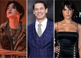 Halsey was later featured on the bts song . Bts Suga Gets Shoutout From John Cena And Halsey After Agust D 2 Release Bollywood News Bollywood Hungama