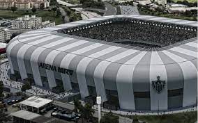 In 2003, atlético goianiense finished in the state championship's last place, and was relegated to the following year's second division. Atletico Mineiro Breaks Ground On New 46 000 Capacity Stadium Mrv Arena Sports Venue Business Svb