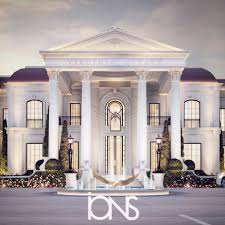Palace Architecture Design Virginia Usa By Ions Design Dubai Classic House Exterior Beautiful House Plans House Outside Design