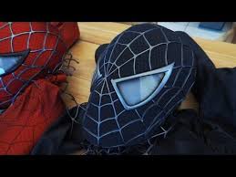 Introducing The Black Suit Symbiote Mask Spider Man 3 Replica Spiderman Black Suit Men Black Suits