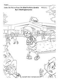 4.5 out of 5 stars. Coloring Page Zombie Going To School With Instructions By D Washingtonjones