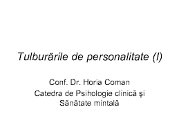 Tulburarea de personalitate evitantă debutează adesea în prima parte a adolescenței, când se manifestă prin timiditate si izolare. Pdf Curs 4 Tulburarile De Personalitate Zahovic Zah Academia Edu