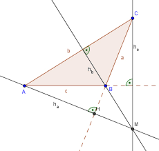 Ein stumpfwinkliges dreieck ist ein dreieck mit einem stumpfen winkel, das heißt mit einem winkel zwischen 90° und 180°.dem stumpfen winkel gegenüber liegt die längste seite. Hohenschnittpunkt
