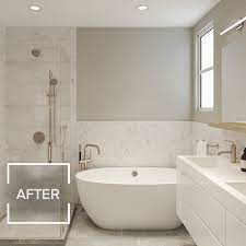bathroom renovations before after in 2021 master bathroom renovation bathroom layout bathroom redesign