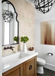 The walls are painted using white as the dominant color while. Powder Room Ideas Better Homes Gardens