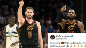 The latest stats, facts, news and notes on kevin love of the cleveland Lebron S Hilarious Reaction To Kevin Love S 4 Year Contract Extension Cavaliers Nation