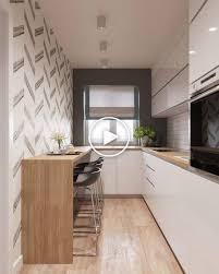 Si no tienes dónde cocinar en tu cocina y quieres aprender a aprovechar el espacio, te dejamos 10 barras de cocina pequeñas, ideales para. Narrow Kitchen Kuche Mal Diseno De Cocina Cocinas Rectangulares Cocinas Pequenas