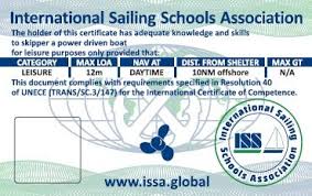 Boat Master Issa International Sailing School Association