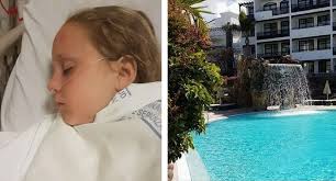 Six-year-old girl almost drowns after her hair was caught in pool filter