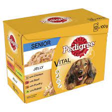 Dog Food Pedigree Pouches In Jelly Or Gravy 48 Pouches Dog Food Recipes Senior Dog Food Recipes Dog Food Comparison