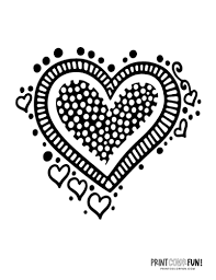 Love coloring page by hattifant. 100 Heart Coloring Pages A Huge Collection Of Free Valentine S Day Printables Print Color Fun