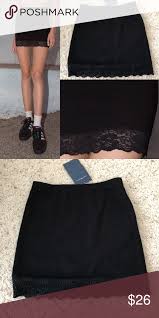 Black And White Brandy Melville Skirt Brandy Melville Phoebe Lace Skirt Brandy Melville Skirt Brandy Melville Skirts