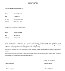 Untuk mengambil ijazah, akta iv, transkrip dan legalisir ijazah, akta iv, dan transkrip saya di fkip um metro. Contoh Surat Kuasa Pengambilan Ijazah Download Suratresmi Com