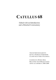 Regarder des films en streaming complet sur votre smart tv, console de jeu, pc, mac, smartphone, tablette et bien plus. Catullus 68 Scuola Normale Superiore