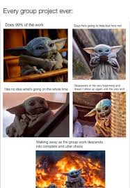 Baby Yoda Group Project Yoda Meme Yoda Wallpaper Star Wars Memes