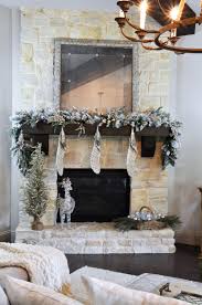 Maybe you would like to learn more about one of these? A Rustic Holiday Mantle With Flocked Garland Decor Gold Designs