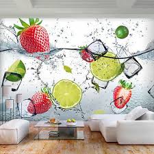 vlies fototapete kuche tapete obst 3d effekt citronen wasser wandbilder xxl fototapete tapeten wandbilder wandtapete