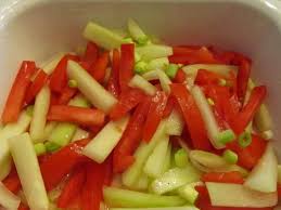 East Indian Chopped Vegetable Salad Recipe Low Cholesterol Food Com Recipes Vegetarian Salad Recipes Vegetable Salad Recipes