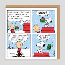 Un modo per rinnovare la vostra promessa di amore e di complicità affinché questo giorno unico possa essere. Biglietto Di Natale Peanuts Biscotti
