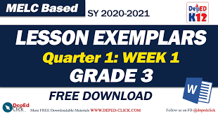 Prevention editors know a lot about health, but here's. Grade 3 Lesson Exemplars Quarter 1 Week 1 Melc Based For Sy 2020 2021 Teachers Click