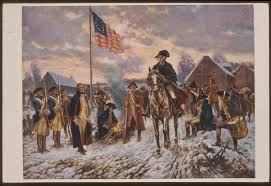Valley Forge Was The Site Of The Military Camp Where The American Continental Army Stayed In Pennsylvania The America War Art Revolution Art Historical Heroes