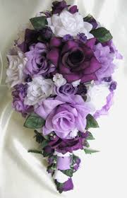 Put it in a vase. Wedding Flowers How To Make A Cascading Wedding Bouquet With Artificial Flowers