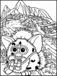 Ausmalbilder Furby Drucken Aus Sie Kostenlos Fantastische Tiere