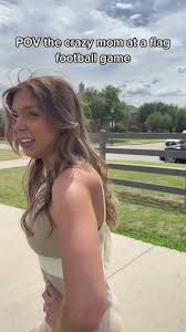 Crazy Mom at a Flag Football Game