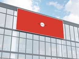 Free Office Building Facade Billboard Mockup Psd Billboard Mockup Building Facade Mockup Free Psd
