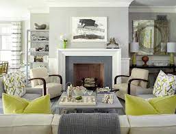 Gray And Green Livingroom Living Room Grey Living Room Green Grey Home Decor