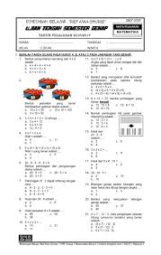Download Soal Uts Genap Matematika Kelas 2 Sd Mi Semester 2 Terbaru Tahun 2017 Rief Awa Blog