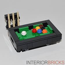 Lego Furniture Pool Table Custom Set Interior Bricks Http Www Amazon Com Dp B00bh8njmk Ref Cm Sw R Pi Dp Jrq8ub1dy1nhh Lego Furniture Lego Design Lego