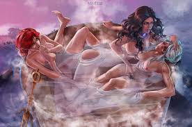 Rule34 - If it exists, there is porn of it  vintem, ciri, triss merigold,  yennefer  1118904