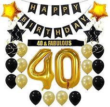 40th Birthday Banner With Picture Amazon Com 40th Birthday Decorations Party Supplies Gift For Men Women 40 Birt 40th Birthday Decorations 50th Birthday Decorations 60th Birthday Decorations