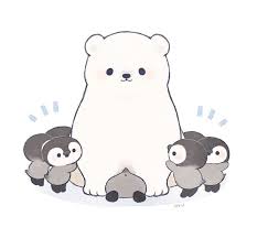 L'ours polaire, aussi connu comme ours blanc ou ursus maritimus, est un mammifère carnivore de la famille des ursidés. Comment Dessiner Un Ours Polaire Kawaii Cute766