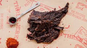 The temperature for drying beef jerky in a dehydrator is typically 130 to 140 degrees, which is a lower temperature than you can reach with a conventional home oven. High And Dry The 10 Best Beef Jerkies Hiconsumption