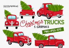 Download Christmas Vintage Trucks Graphic By Digitalpapers Creative Fabrica SVG Cut Files