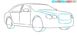 Here presented 56+ drift car drawing images for free to download, print or share. How To Draw A Bentley Car How To Draw Easy